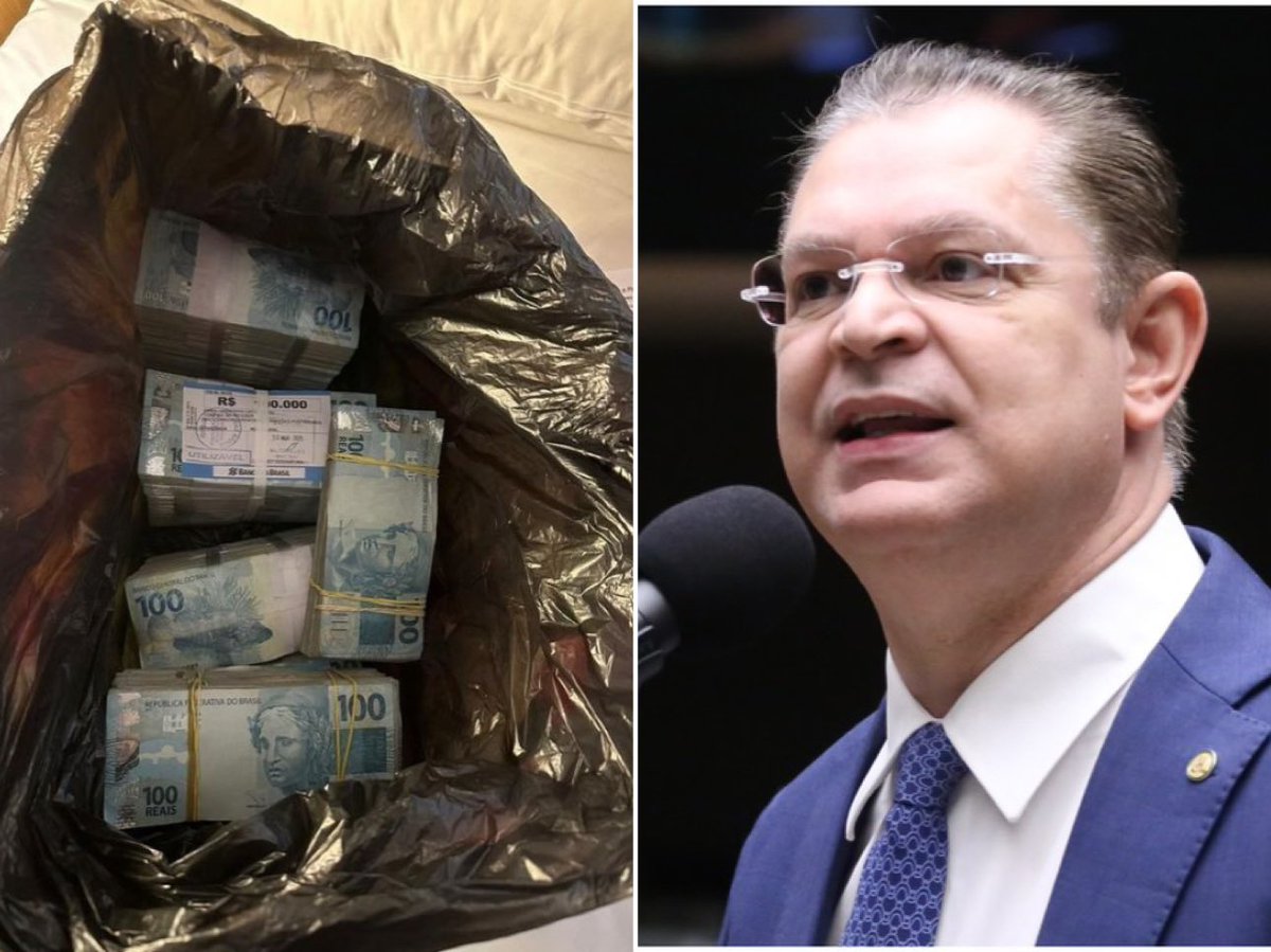 Olha aí os R$ 430 mil em DINHEIRO VIVO encontrado na casa do Pastor e Deputado Sóstenes Cavalcante (PL). Quem ainda guarda grande quantidade de dinheiro vivo em casa, hein? Será que é “dinheiro ungido”?
