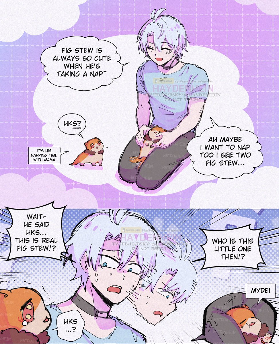 Haydenh3in's tweet image. HKS...?🥺💔❓

poor fig stew. his favourite nap spot is stolen.💔