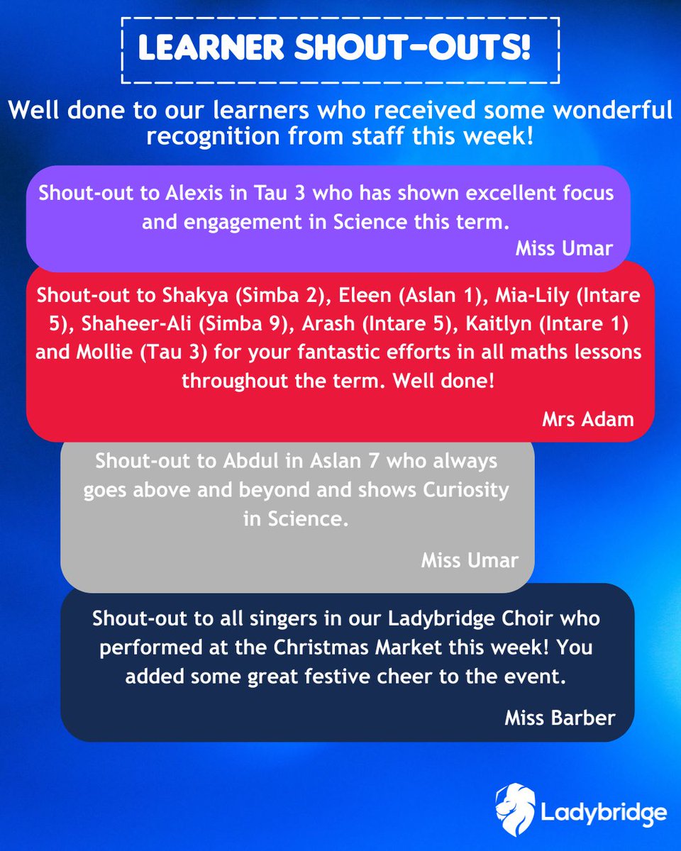 Ladybridge High tweet media