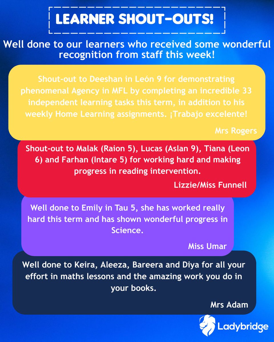 Ladybridge High tweet media