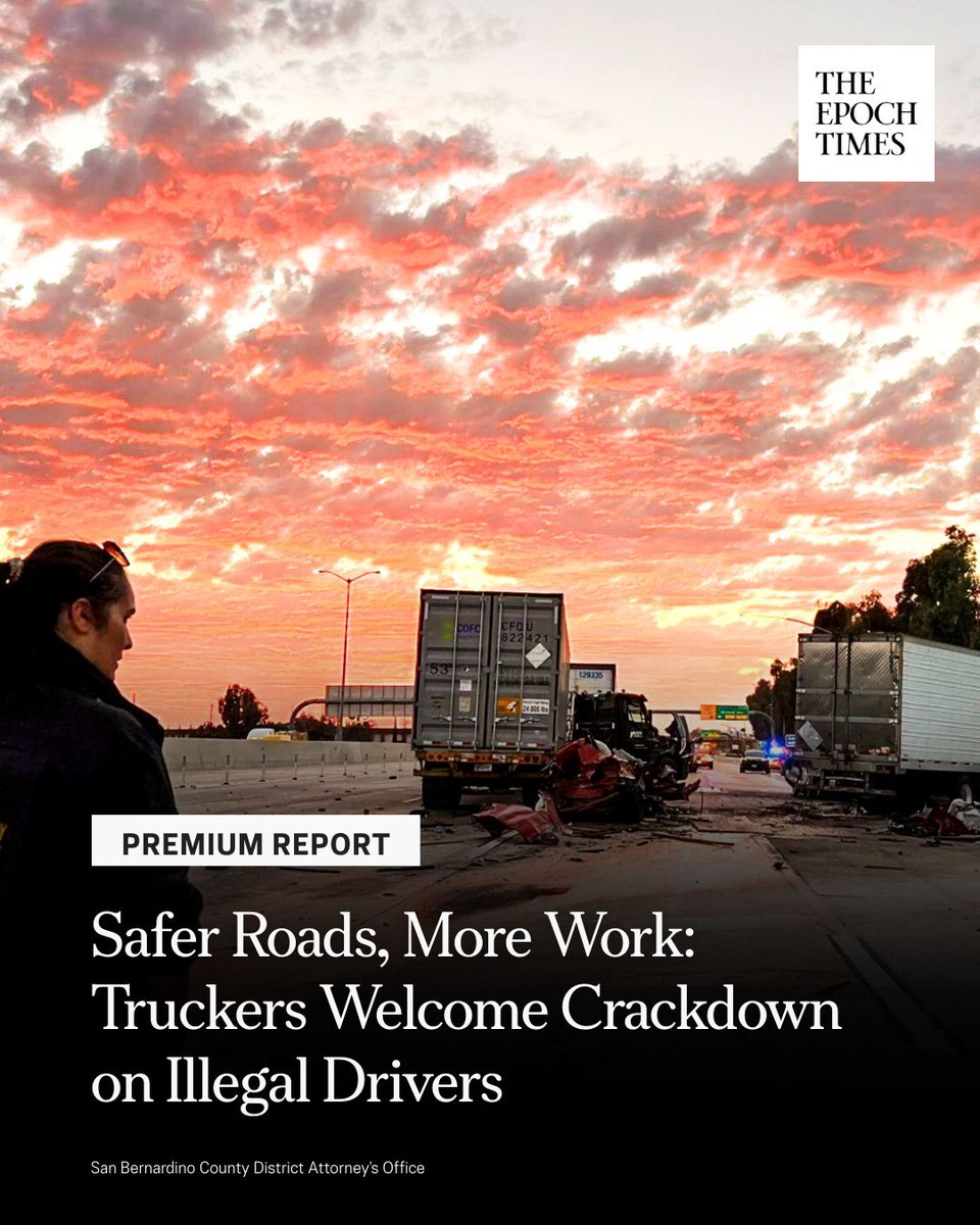 🚨 𝐒𝐚𝐟𝐞𝐫 𝐑𝐨𝐚𝐝𝐬, 𝐌𝐨𝐫𝐞 𝐖𝐨𝐫𝐤: 𝐓𝐫𝐮𝐜𝐤𝐞𝐫𝐬 𝐖𝐞𝐥𝐜𝐨𝐦𝐞 𝐂𝐫𝐚𝐜𝐤𝐝𝐨𝐰𝐧 𝐨𝐧 𝐈𝐥𝐥𝐞𝐠𝐚𝐥 𝐃𝐫𝐢𝐯𝐞𝐫𝐬 

“We are in the process of cleaning it out.” 

Read the full article in the comment below.