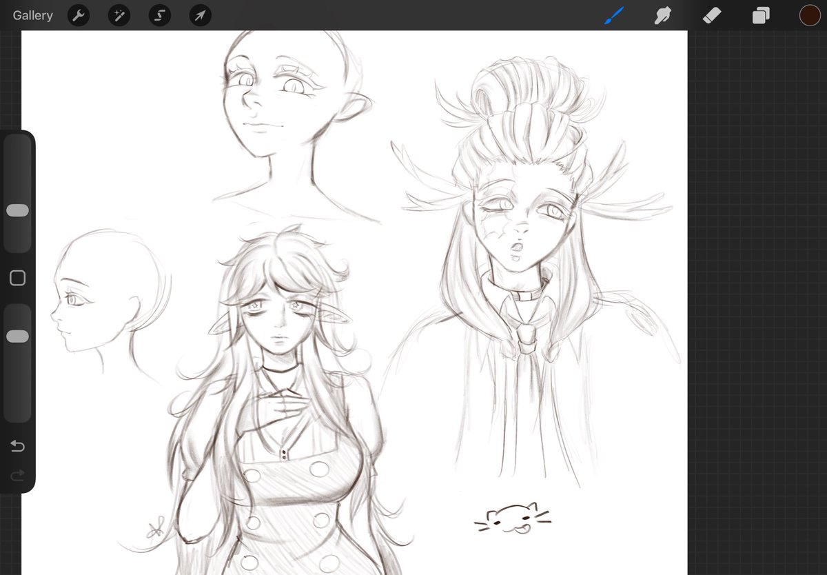 starryjellq's tweet photo. Trying a new brush :P https://t.co/zkVW7NGUSX