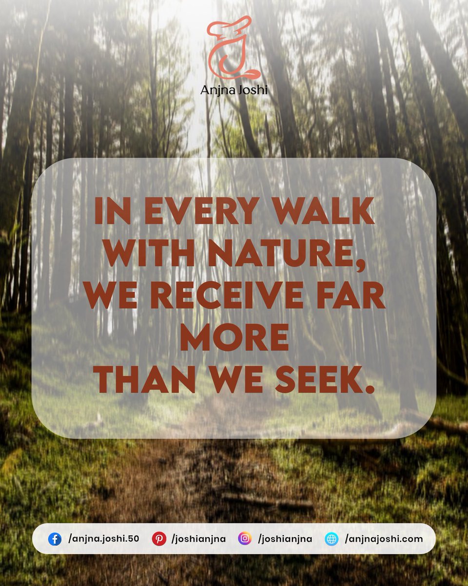 In every walk with nature, we receive far more than we seek 🌿✨
A gentle reminder to pause, breathe, and let nature heal the soul.

#naturevibes #peacefulmoments #walkwithnature #soulhealing #simplejoys