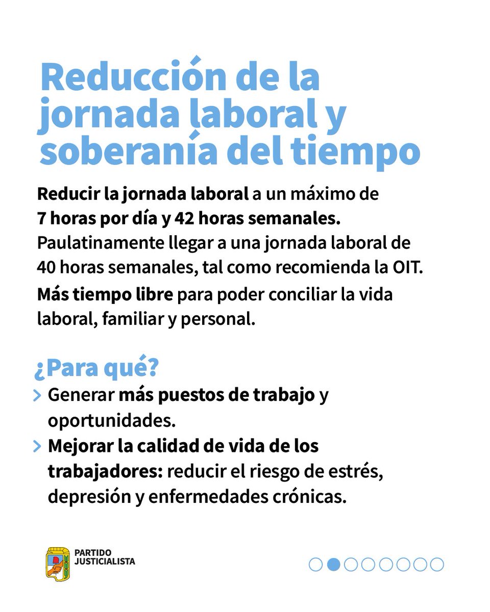 REDUCCIÓN DE LA JORNADA LABORAL Y SOBERANÍA DEL TIEMPO 

Para conciliar la vida laboral, familiar y personal.