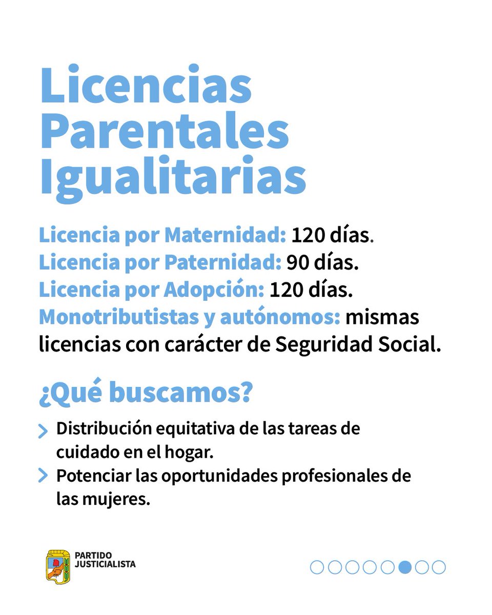LICENCIAS PARENTALES IGUALITARIAS

Es necesario actualizarlas.