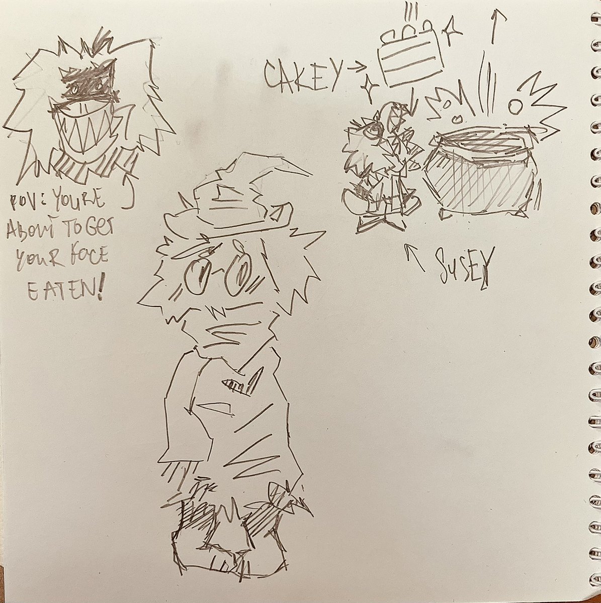 _zakitoon_'s tweet image. #deltarunefanart in my new sketchbook