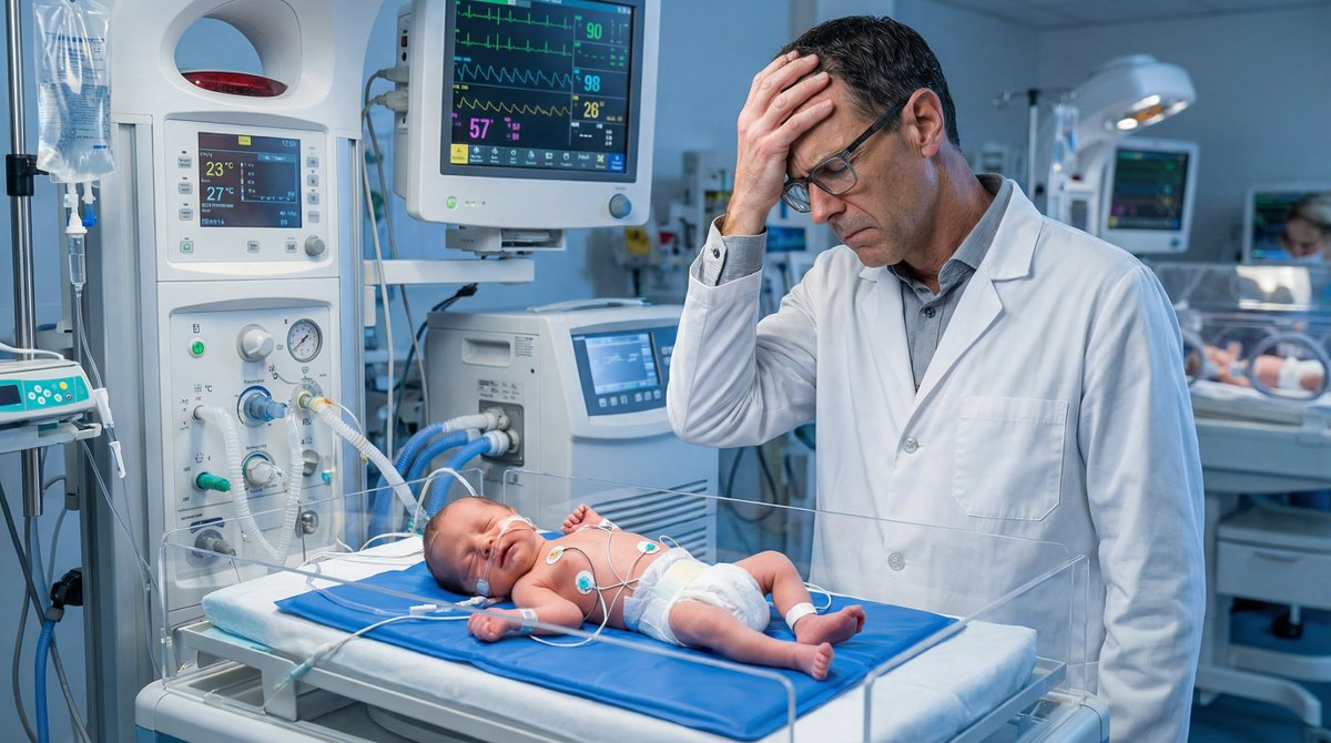 To give or not give empiric antibiotics in the setting of hypoxic ischemic encephalopathy?
Number needed to treat 111 to prevent one case of a positive culture.
Is close observation especially in the setting of renal impairment another option?
pubmed.ncbi.nlm.nih.gov/41275063/
#neotwitter