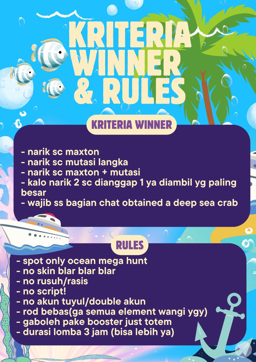FISH IT FESS ‼️ WTT CANTUMIN UNAME tweet media