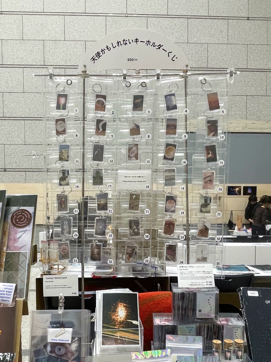 TABF一日目ありがとうございました。いろんな再会あり。楽しいです。キーホルダーくじがこの分だと明日で終わってしまうかもしれません。本　は　ま　だ　た　く　さ　ん　あ　り　ま　す。明日も地下のZINE’MATEでお待ちしています。

tokyoartbookfair.com