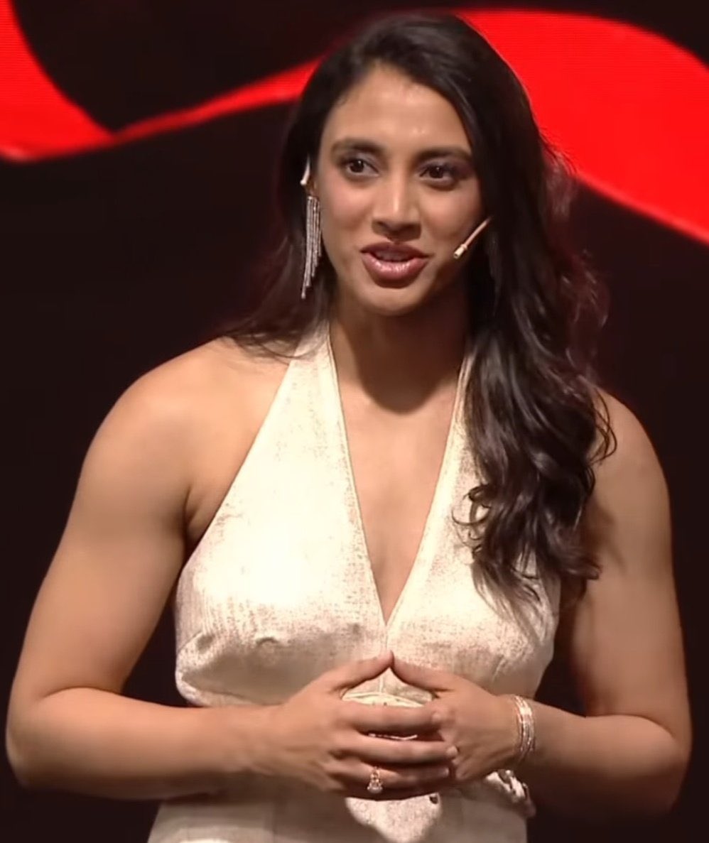 Om_Codes_'s tweet photo. I honestly don’t understand why people are speaking negatively about Smriti Mandhana.

Do people even realize how much effort it takes to build such a strong physique as a girl ?

Balancing intense workouts twice a day along with professional cricket practice is not easy. 
That kind of fitness doesn’t come overnight. It comes from discipline, sacrifice, and years of hard work.

People forget the basics.
Women have far less testosterone than men (around 30–70 ng/dL vs 800–900 ng/dL). 
Even for men, building strength takes years so imagine the effort it takes for women.
And hitting a 80-meter six as a woman athlete? That’s not easy even for an average man.
It takes time, technique, and serious hard work.

I’ve seen this mindset hurt dreams up close. My friend’s sister wanted to pursue wrestling. She loved it in school. But people discouraged her, saying her body would “look bad” and she wouldn’t “look like a woman.” Eventually, she dropped her dream.

And I’m sure there are thousands of girls in our country who’ve given up on sports because of such thinking.

This is exactly why trolling women athletes is dangerous.

Smriti Mandhana is:
>Beautiful
>Elegant
>Incredibly hardworking

Her physique is proof of dedication, not something to mock.

Trolling her just for views, payouts, or attention is not right. There are many ways to get views do debates, discussions, or criticism within moral limits but dragging a woman athlete down like this is shameful.

If we don’t support women in sports today, how do we expect India to represent women athletes globally tomorrow?

Instead of discouraging them, we should encourage them.

Please stop spreading negativity.
It affects not just one athlete, but the future of women’s sports in India.

I felt bad, so I wrote this.
The rest is up to you 🙌🏻