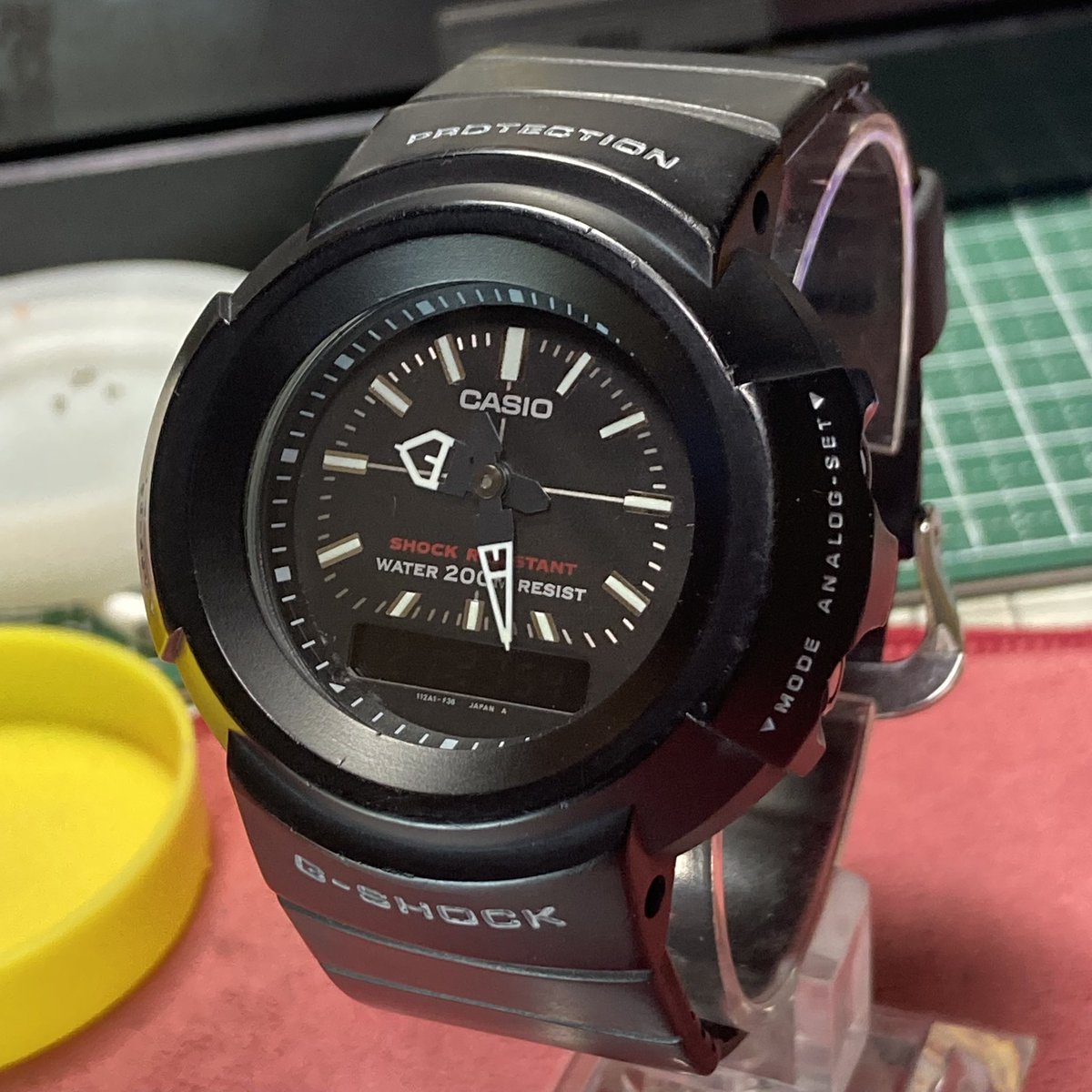 前から取り組んでるAW-500のカスタムですがとりあえず外周リングをAW