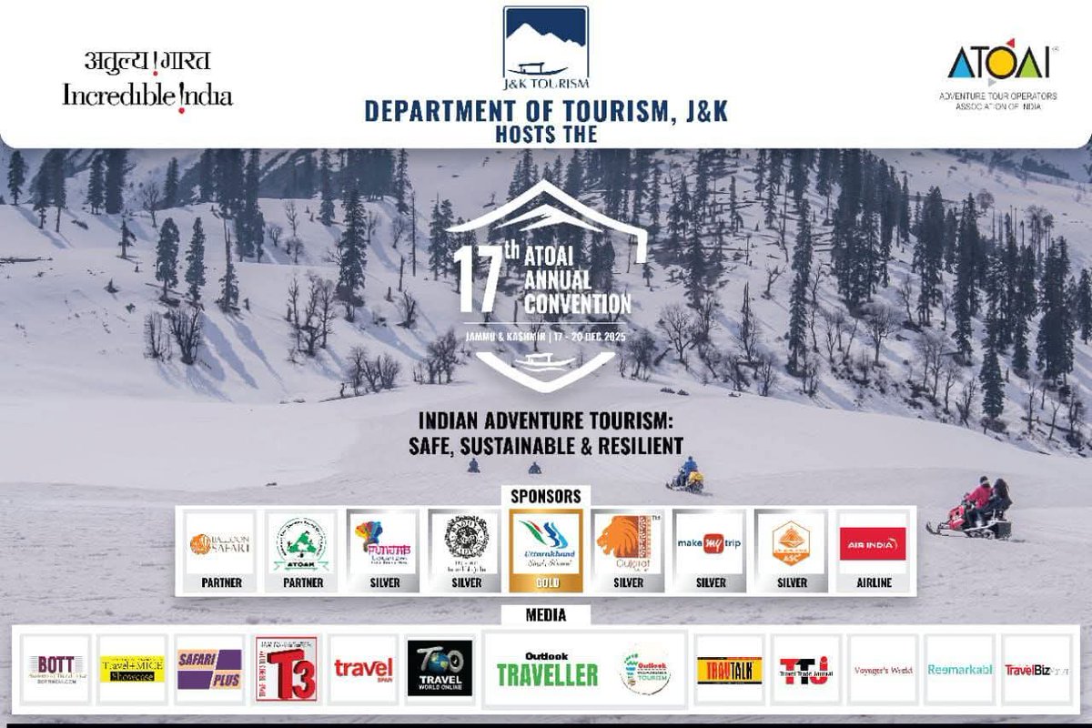 Tourismsonamarg's tweet image. Adventure Tour Operators Association of India(ATOAI) held a productive meeting with CEO,SDA, Mr.Bilal Mukhtar &amp;amp; Traders Association,hoteliers to boost adventure tourism in #Sonamarg. Focus on safety, better facilities, sustainability &amp;amp; stronger stakeholder coordination.#adventure