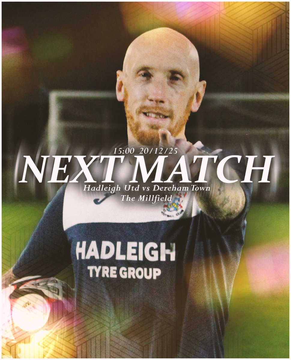 It’s the last match before Xmas. The lads would love your support as we welcome <a href="/DerehamTown/">Dereham Town</a> to the Millfield 3pm ⚽️🎄