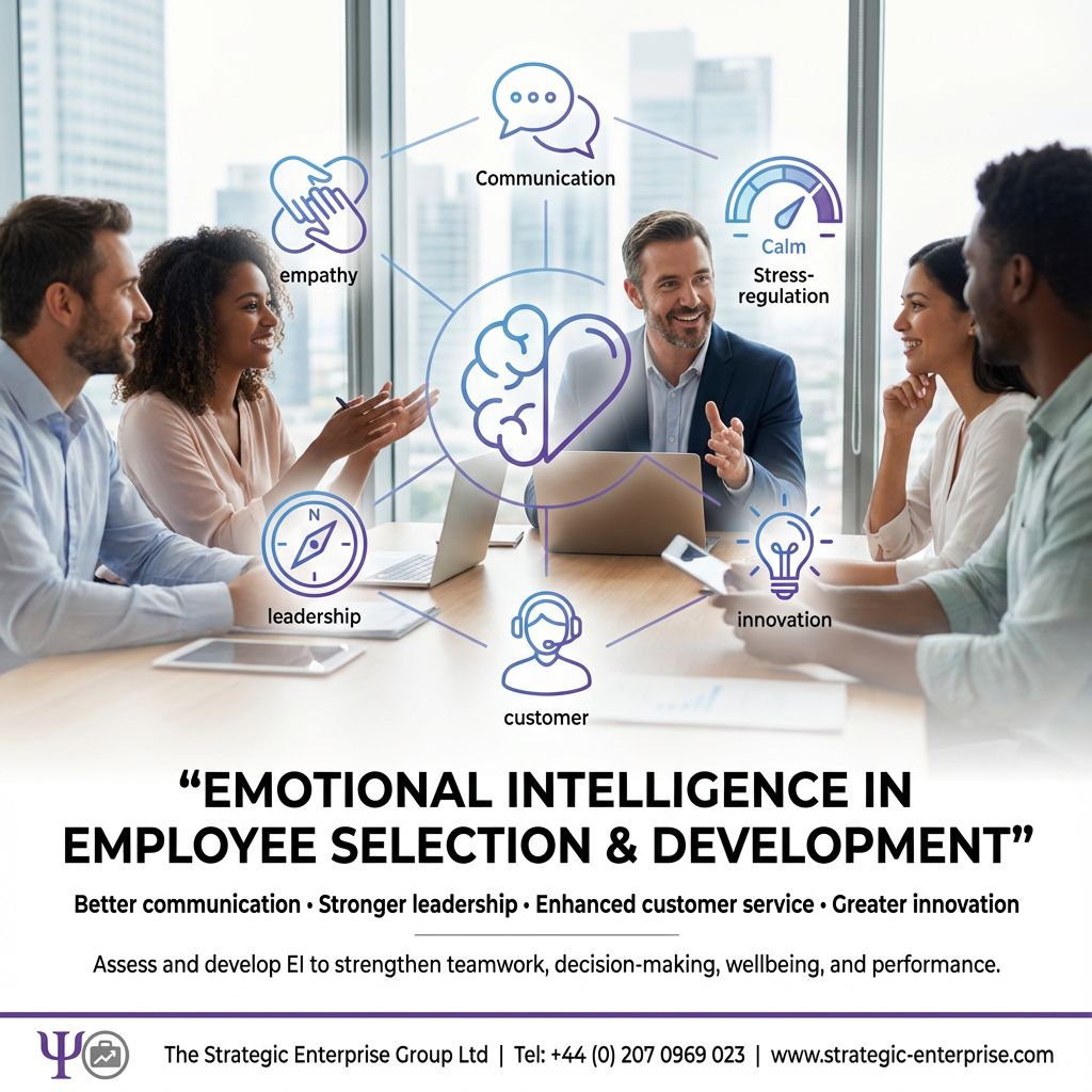 HR_Strategy_'s tweet photo. 🧠❤️ Emotional Intelligence (EI) isn’t “soft” — it’s a performance multiplier.
💬 Better communication
🧭 Stronger leadership under pressure
🤝 Better customer experience
💡 More innovation (psychological safety)
What EI skill is most missing at work: self-awareness or empathy? https://t.co/aKcTUeGB5W