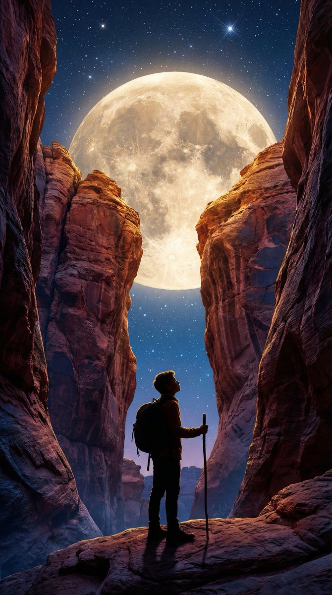 CineFrameAI's tweet photo. Comfort screens. ๐ง๏ธ๐
๐Sad cat & tiny friend. Lone explorer under a giant moon.
Tap, hold, load both in 4K.
#CineFrameAI #4KWallpaper #AvengersDoomsday https://t.co/g1qxvCzfb3