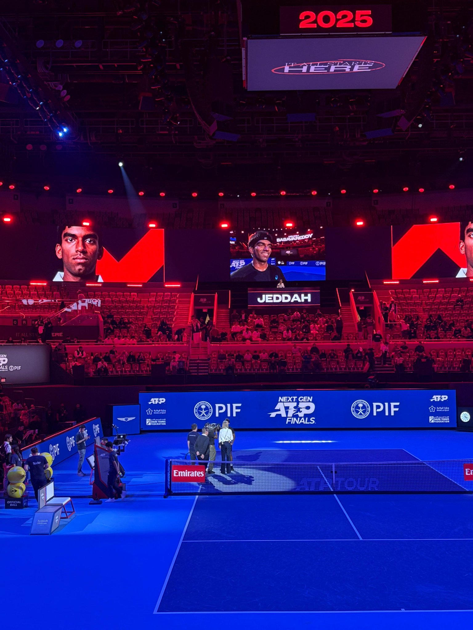 انتصر الأميركي نيشيش باسافاريدي على منافسه الألماني جاستن إينغل بثلاثة مجموعات بلا مقابل وبذلك الفوز عزّز فرصة بالوصول إلى الدور النصف نهائي بفوزان بجعبته #نهائيات_الجيل_القادم 