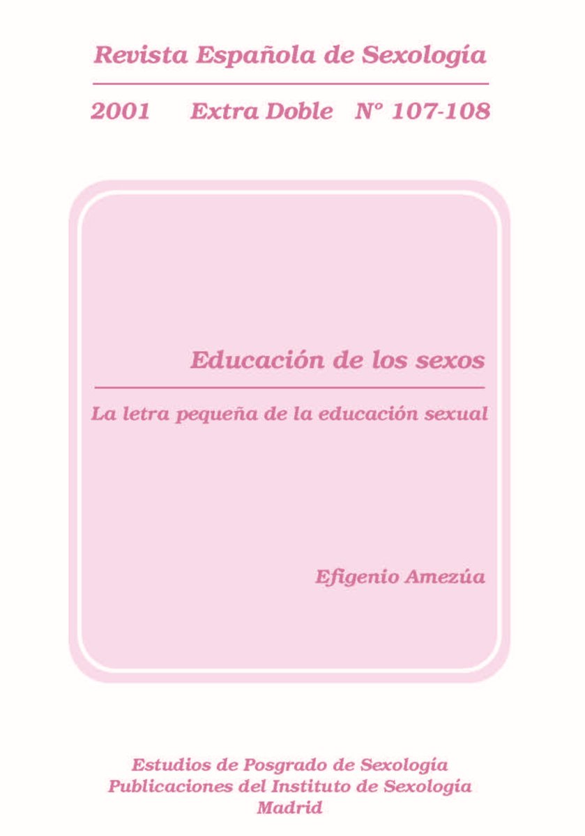 INCISEX's tweet image. 📢 Nueva edición de la Revista Española de Sexología en edición impresa 
Nº 107-108 Educación de los sexos. Por E. Amezúa 
Nº 99-100 Ars Amandi de los sexos. Por E. Amezúa
en incisex.com
📚📚📚
 #RevistaEspañolaDeSexologia #Incisex #amezúa