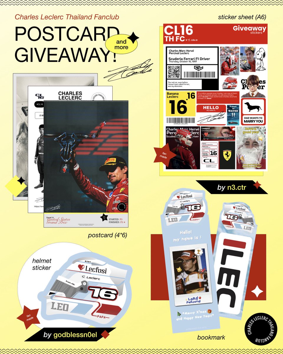 Charles Leclerc Thailand Fan Club tweet media