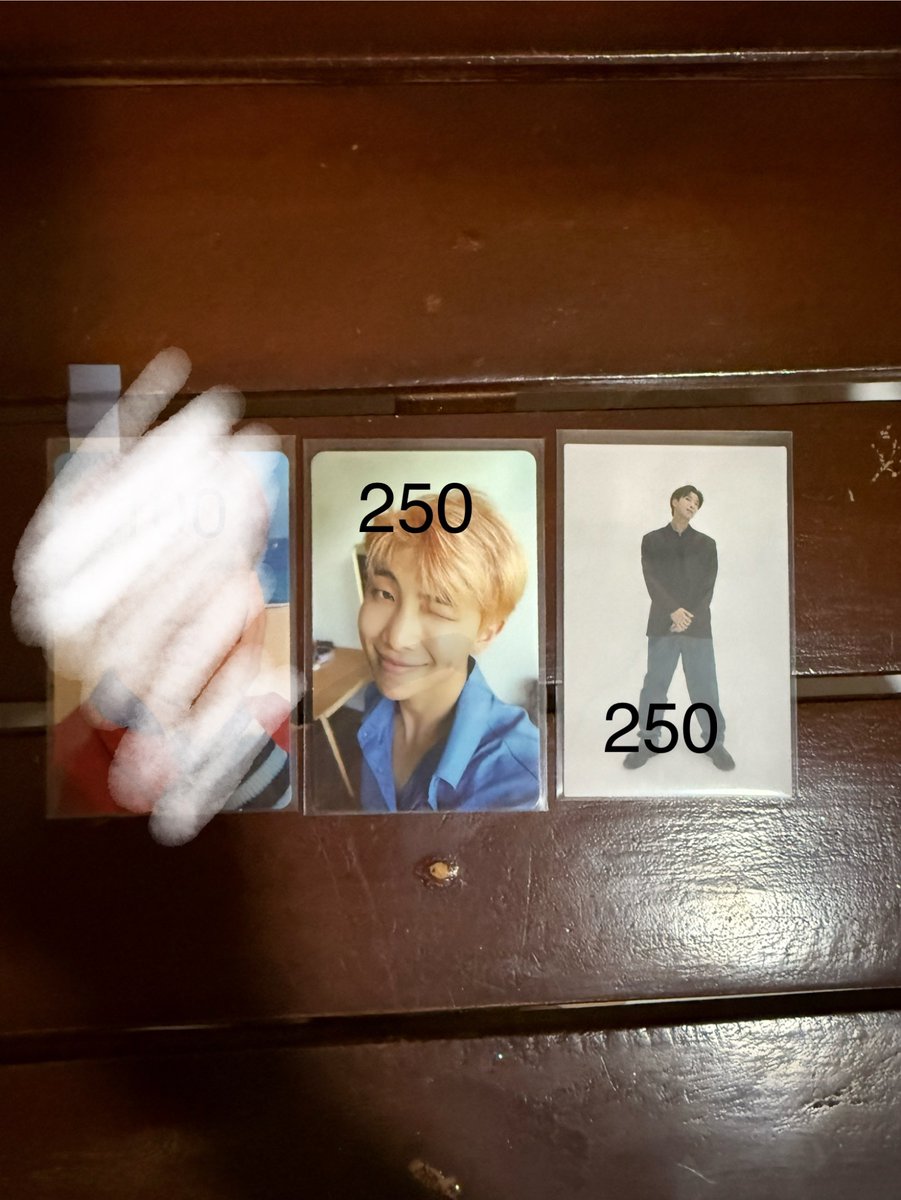WTS LFB RM Namjoon pcs photocards Indigo Love Yourself Her LY HER

MOP: GCASH
MOD: J&amp;T