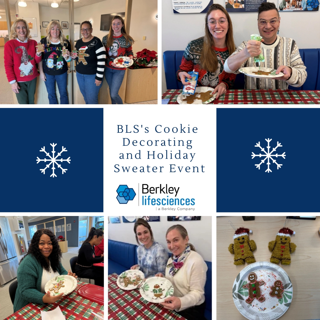 BerkleyLifeSci's tweet image. Our team enjoyed celebrating the season with cookie decorating and holiday sweaters: sweet treats, festive fashion, and plenty of holiday cheer! ❄️ #HolidayFun #TeamBLS
