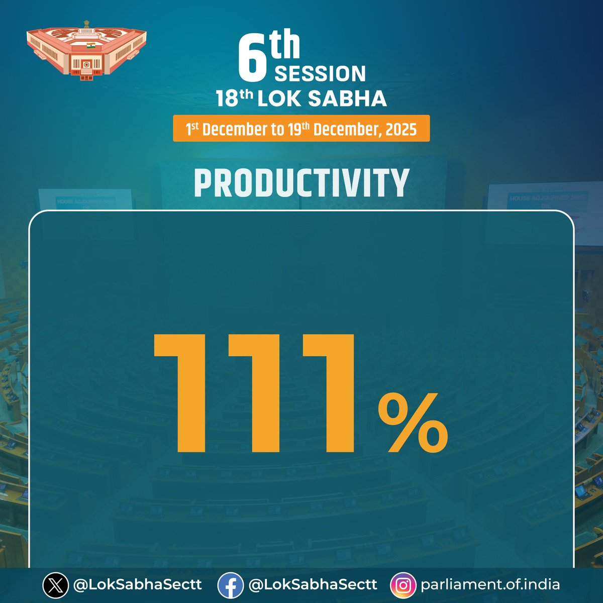 LokSabhaSectt's tweet image. #WinterSession #LokSabha #WinterSession2025