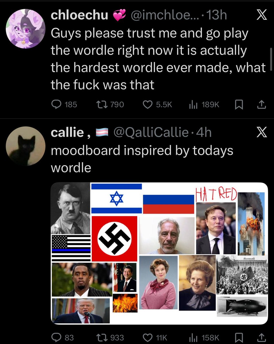 What the FUCK is happening in the wordle fandom 😭