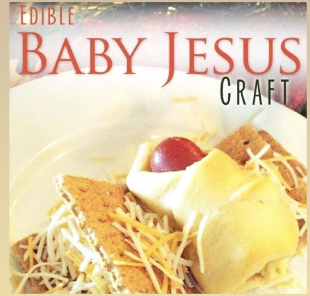 Sometimes Pinterest takes things a little too far in the craft world. You  should never eat baby Jesus. 😳, image size:1200x1146