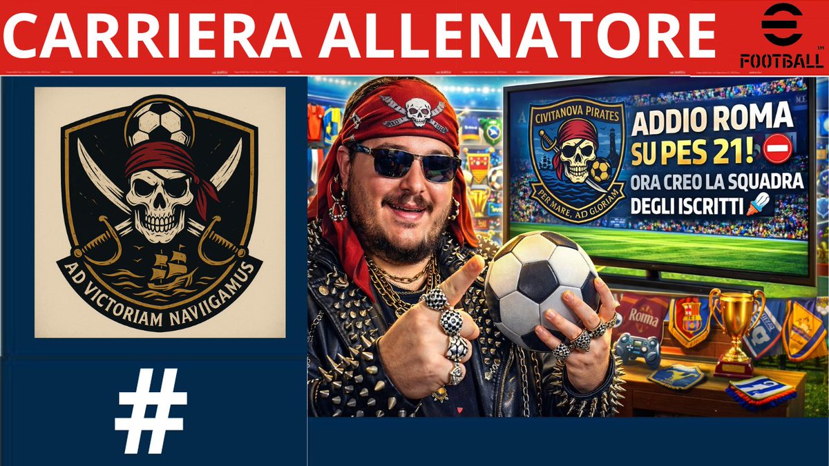 youtu.be/mNNh7pwSPQE

ADDIO ROMA SU PES 21! 🛑 ORA CREO LA SQUADRA DEGLI ISCRITTI 🚀

#Pes21 #Gameplay #Efootball #CarrieraAllenatore #Followers