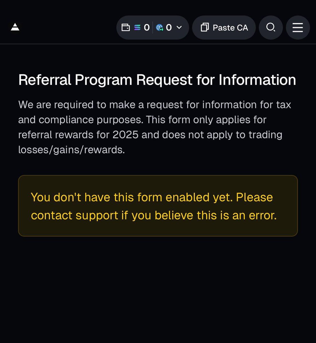 imperooterxbt's tweet image. Axiom users can no longer claim referral rewards without KYC’ing. Rumor is the extensive amount of ruggers sharing Axiom links have caught the attention of crypto centered task forces. They are pressuring Axiom for data not only for IRS purposes but also potential jail time for…