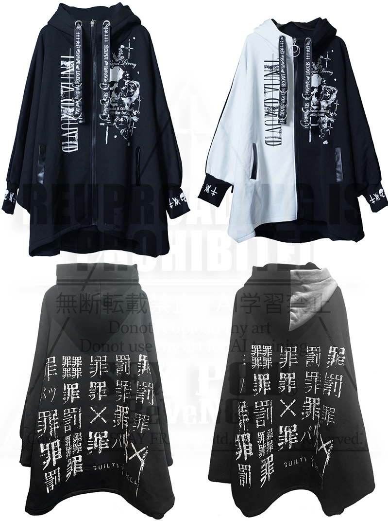 ☃️2025 AUTUMN & WINTER COLLECTION☃️ 罪×罰 ROUGE CROSS PONCHO