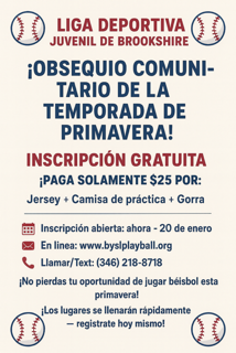 Falcons, this one’s for you! Don’t miss your chance to play baseball this spring ⚾
Register now before spots fill up!