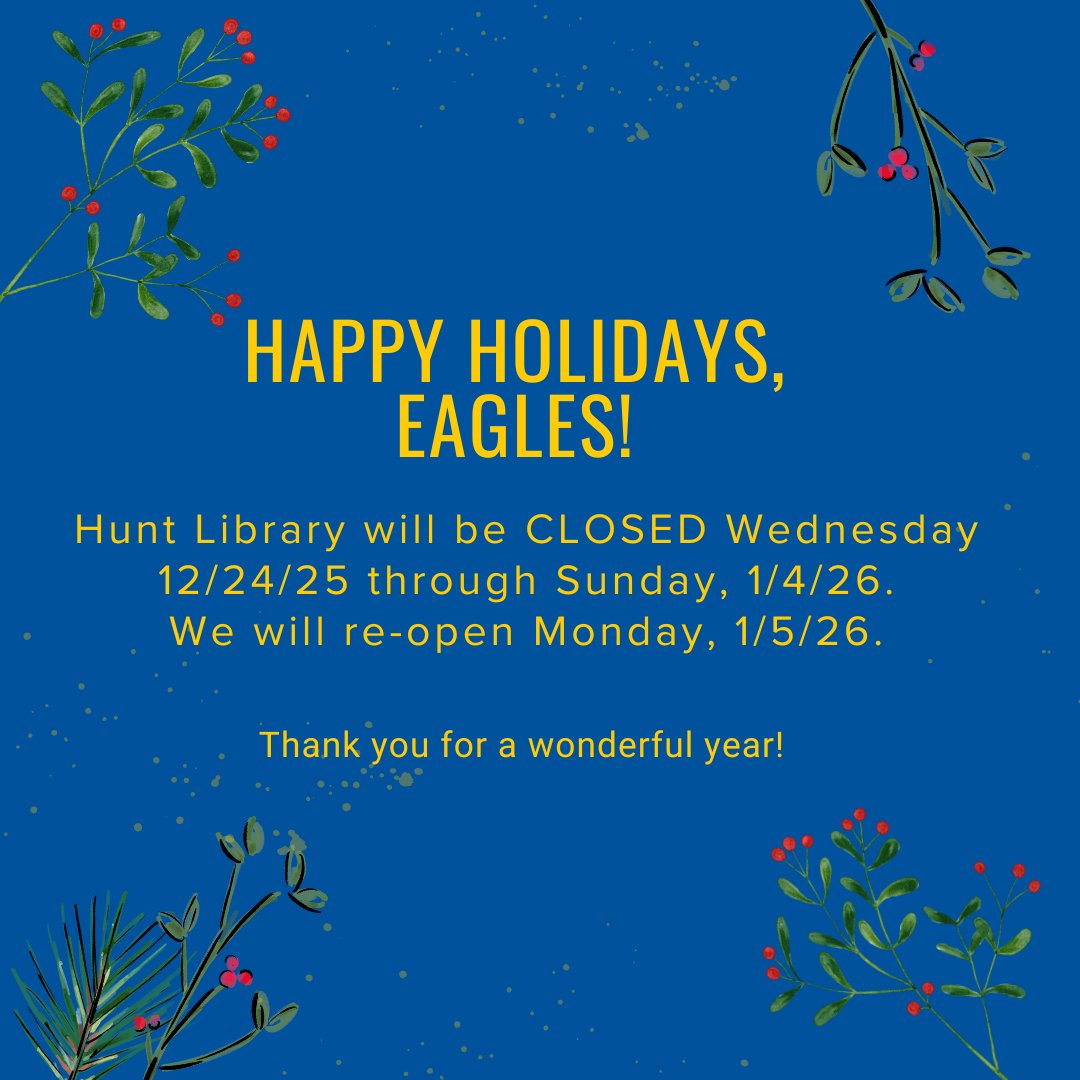 ERAU Hunt Library tweet media