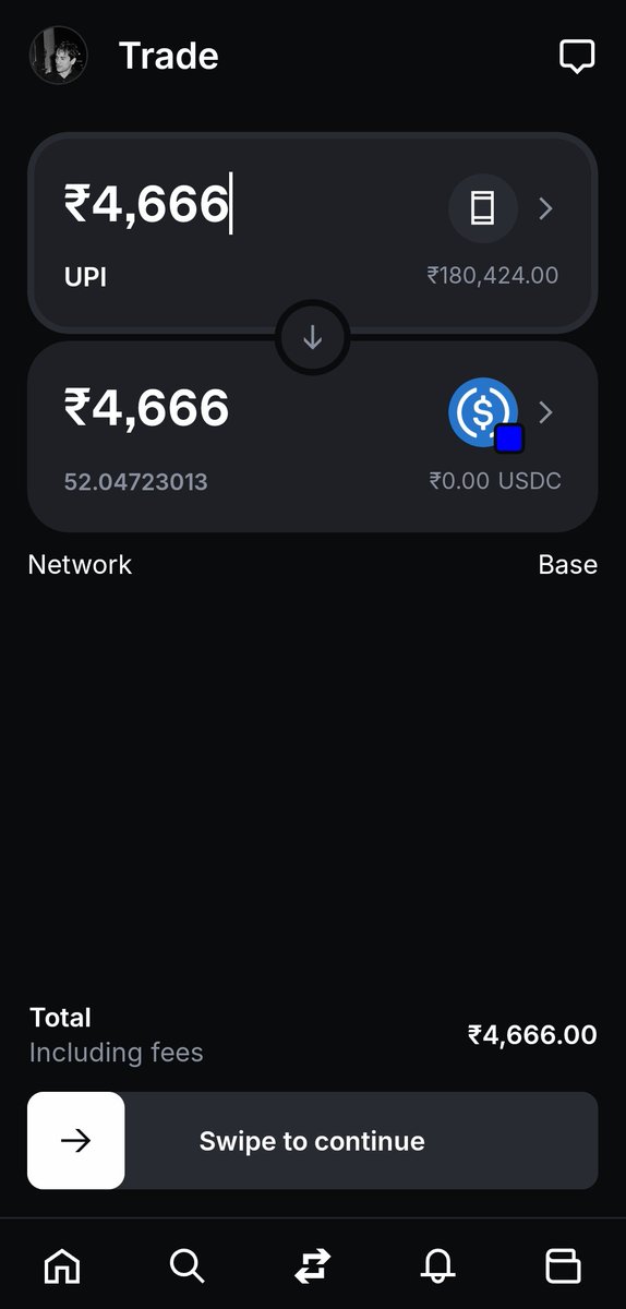 kushdoesgrind's tweet photo. ⏹️-Okay @base app caught my attention.First thing I noticed was how smooth everything felt, DAMN! features like UPI to USDT. Clean UI, fast actions, and nothing felt cluttered or confusing. Like I wasn’t staring at the screen thinking “uhh what to click now.” (1/3)
#BasedIndia https://t.co/HNgSZ6qcgQ