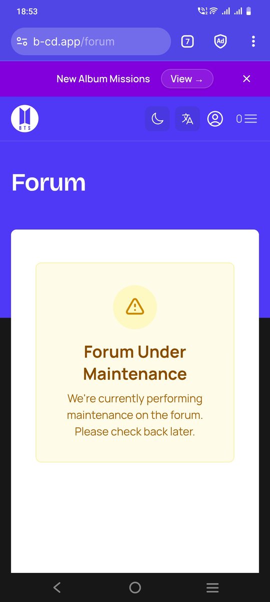 luv_7_forever's tweet photo. @b_cdapp Hi. Is the forum still under maintenance. It's been like this for me the whole day. https://t.co/o9LaD6XV1b