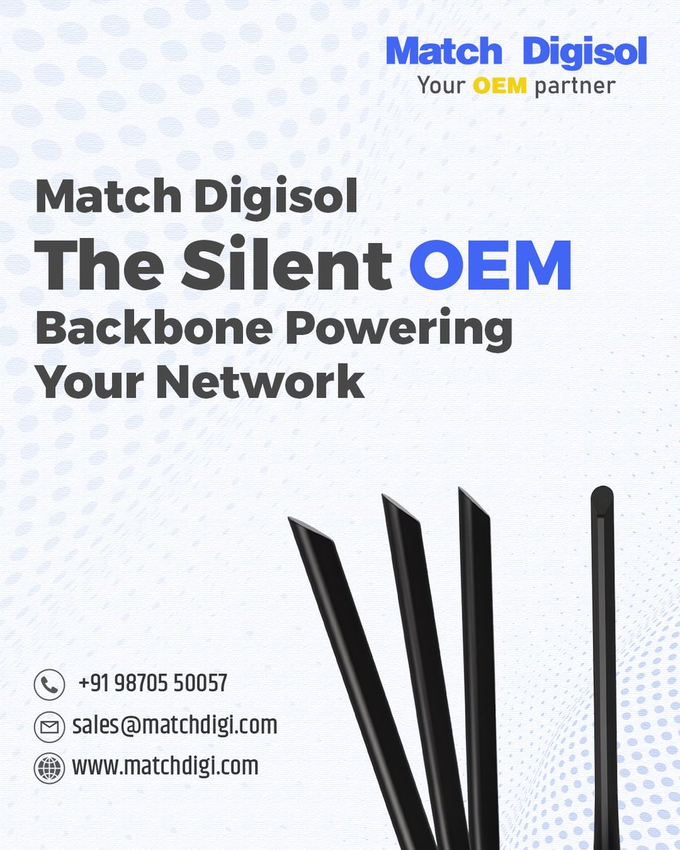 matchlblink's tweet photo. The countdown begins! ⏳
In just 3 days, Match Digisol brings cutting-edge OEM networking solutions to IFSEC India.
See you at Booth F18.

#MatchDigisol #IFSECIndia2025 #OEMNetworking #NetworkingSolutions #TechExpoIndia
#ConnectivityReinvented #NetworkInnovation https://t.co/pBQaYnwlGu