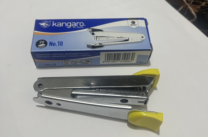 The economy is so dead that Kangaro staplers no longer come with free pins