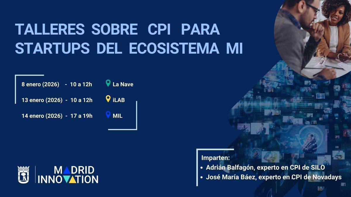 🚀 ¿Tienes una startup y quieres saber cómo acceder a la Compra Pública de Innovación?
Ven a los próximos talleres de Madrid Innovation y aprende a colaborar con la administración pública.

👉 madridinnovation.es/eventos/taller…