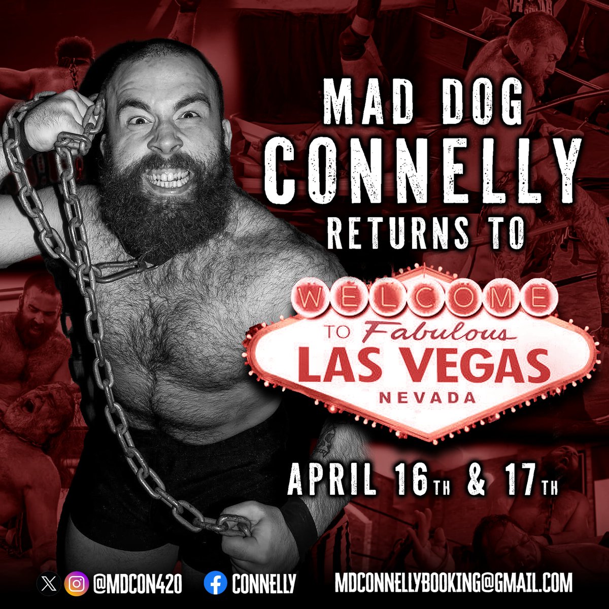 AH, SHIT.

HERE WE GO AGAIN.

WRESTLEMANIA WEEK 2026.

DM OR EMAIL (MDCONNELLYBOOKING@GMAIL.COM) FOR ALL BOOKING INQUIRIES