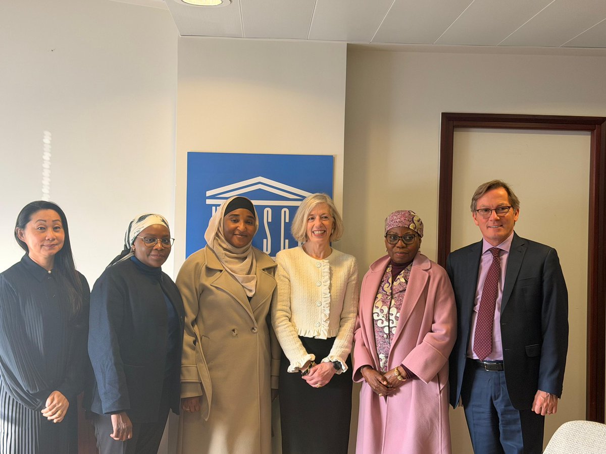 AishaMGarba's tweet image. Strengthening strategic partnerships for education reform was at the core of discussions during a consultation engagement at UNESCO Headquarters in Paris, where I met with Ms Stefania Giannini, UNESCO Assistant Director-General for Education, alongside the Honourable Minister of…