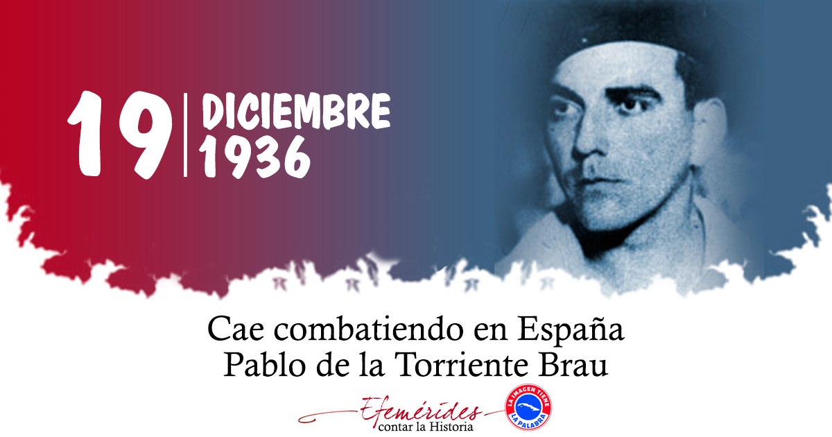 19/12/1936, Pablo de la Torriente Brau, cae combatiendo en  Majadahonda.
Realizó una tarea multifacética como periodista, comisario político y combatiente.
#CubaViveEnSuHistoria #MatancerosEnVictoria