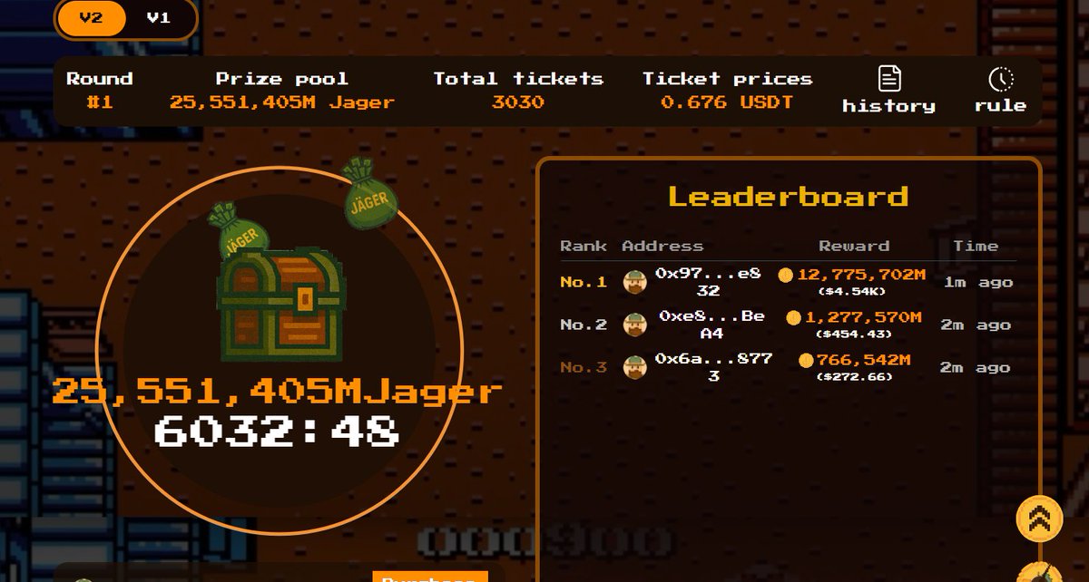 HuTonMD's tweet photo. Hi! I bought tickets.
What are you waiting for? Why don’t you buy tickets too so we can ride this wave together? Those who get in now win tomorrow! 🔥
Come on, guys, let’s pump this $Jager until it breaks the sky! 💪🚀
#JagerArmy #ToTheMoon https://t.co/LGcS5f6z5H