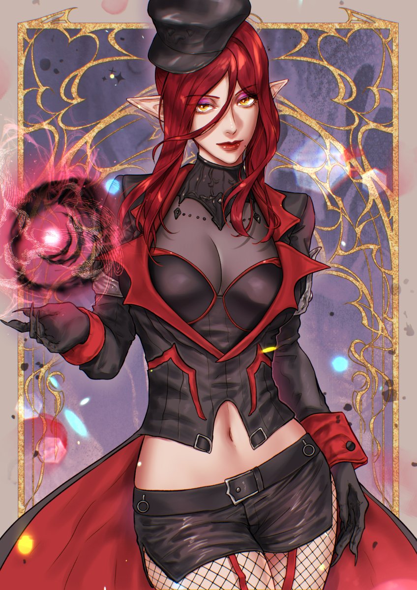couldn't resist a red haired beauty 🧎 referenced from the trailer so i hope it doesn't count as spoiler lol

#ffxivart