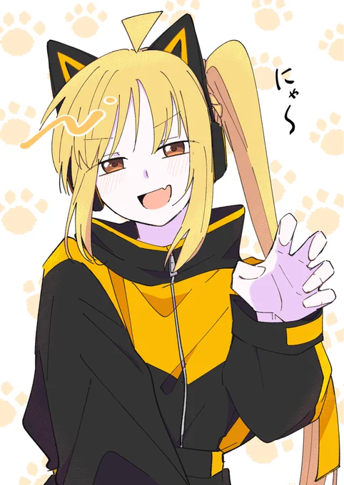 ぼ逃げコピー本におまけで描いたぼ虹ちゃんのカラー版あげちゃう とってもきゃわきゃわ