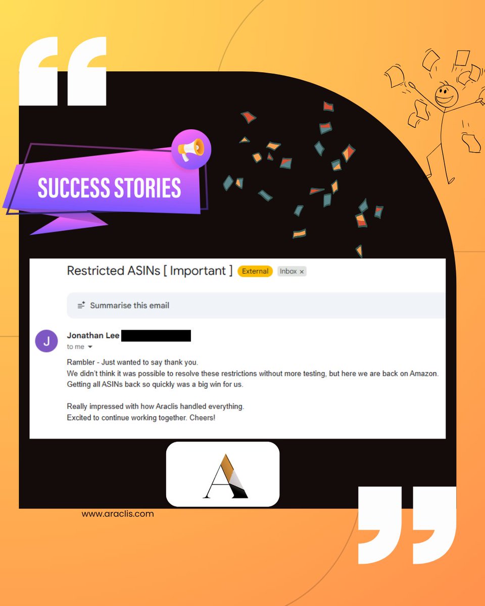 “Just submit Eurofins or Amazon approved labs COAs.”

That’s what they were told.

By Amazon.
By multiple agencies.

10+ supplement ASINs.
All restricted.
All false-flagged.

The brand was stuck. Revenue paused. Momentum gone.

They reached out to us last week.
Before submitting
