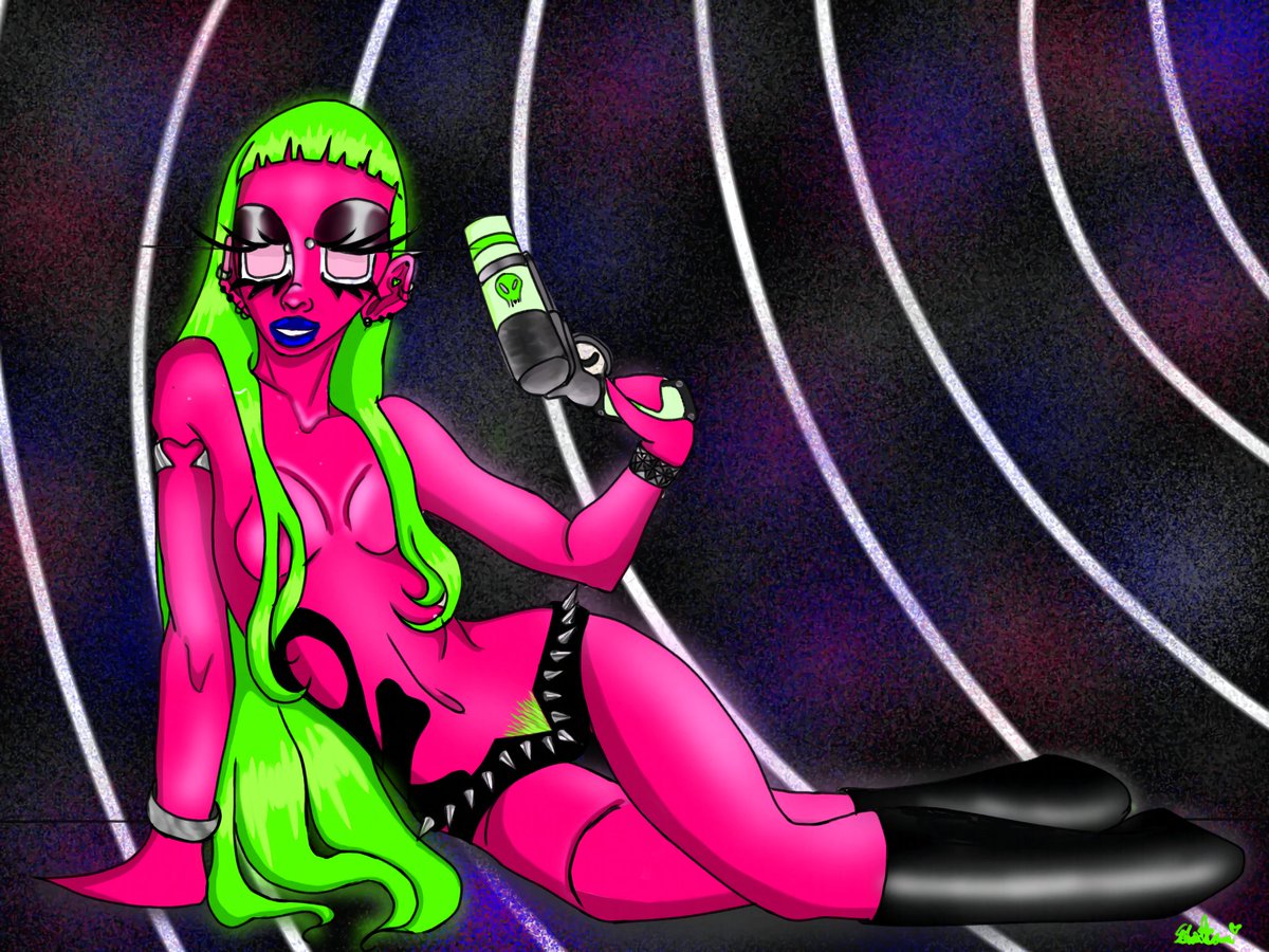 awonoremi's tweet image. I honestly never know what to do for the backgrounds 
This is a redesign of an old character 
Had fun doing this
Yeah
#wegoup
#hungry