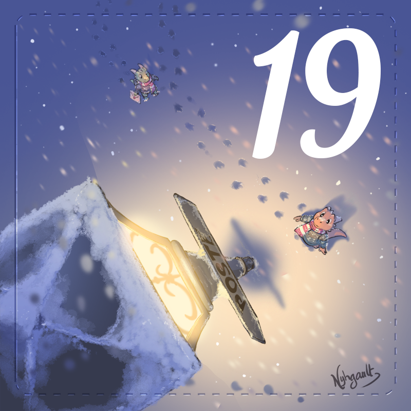 nyhgault's tweet image. ✨Kobold Advent Calendar - Day 19: Lamp Post ✨

"Are we there yet?"