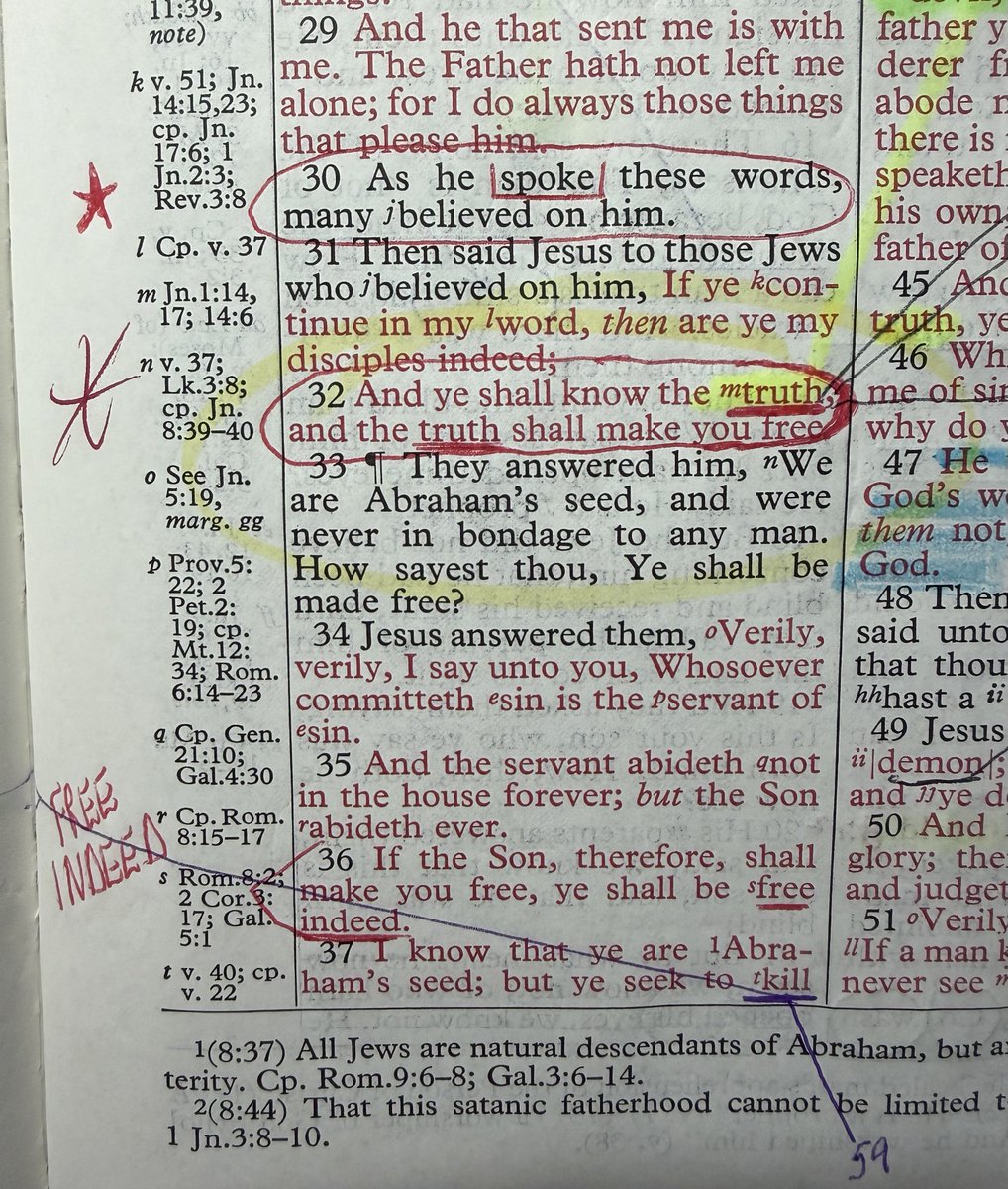 FREE:
Many have believed on Jesus as he has spoken to them of being the LIGHT of the World and the LIGHT of LIGE in the Newspaper John section page 8, verse 12. Then he says to them a statement that’s familiar to us. “You shall know the TRUTH, and the TRUTH shall make you FREE.”