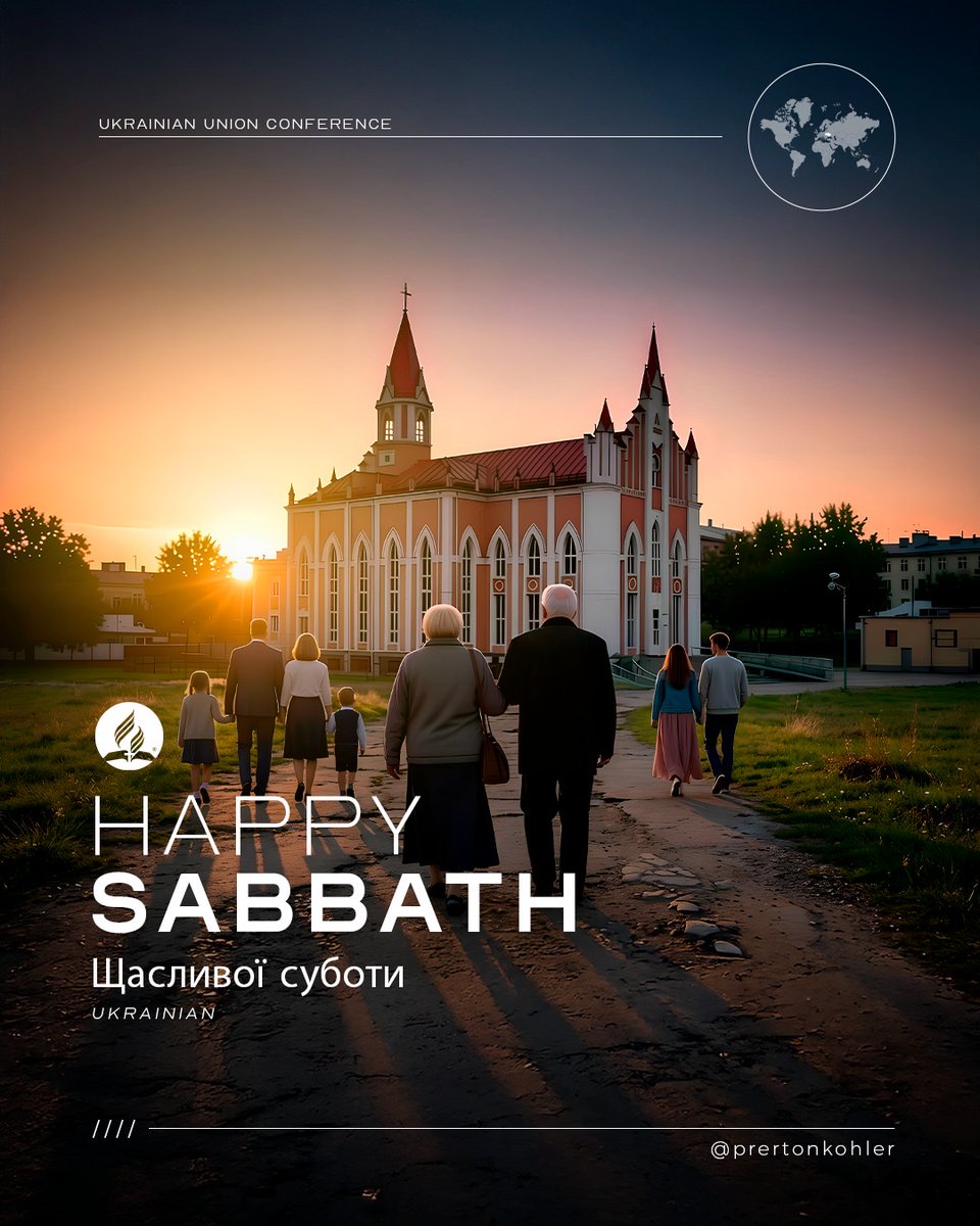 prertonkohler's tweet photo. Today we welcome the Sabbath as a quiet declaration of peace in a restless world. The Sabbath lifts our eyes beyond the noise of the present and anchors our trust in His final victory.
Maranatha! https://t.co/lrhVigiCGU