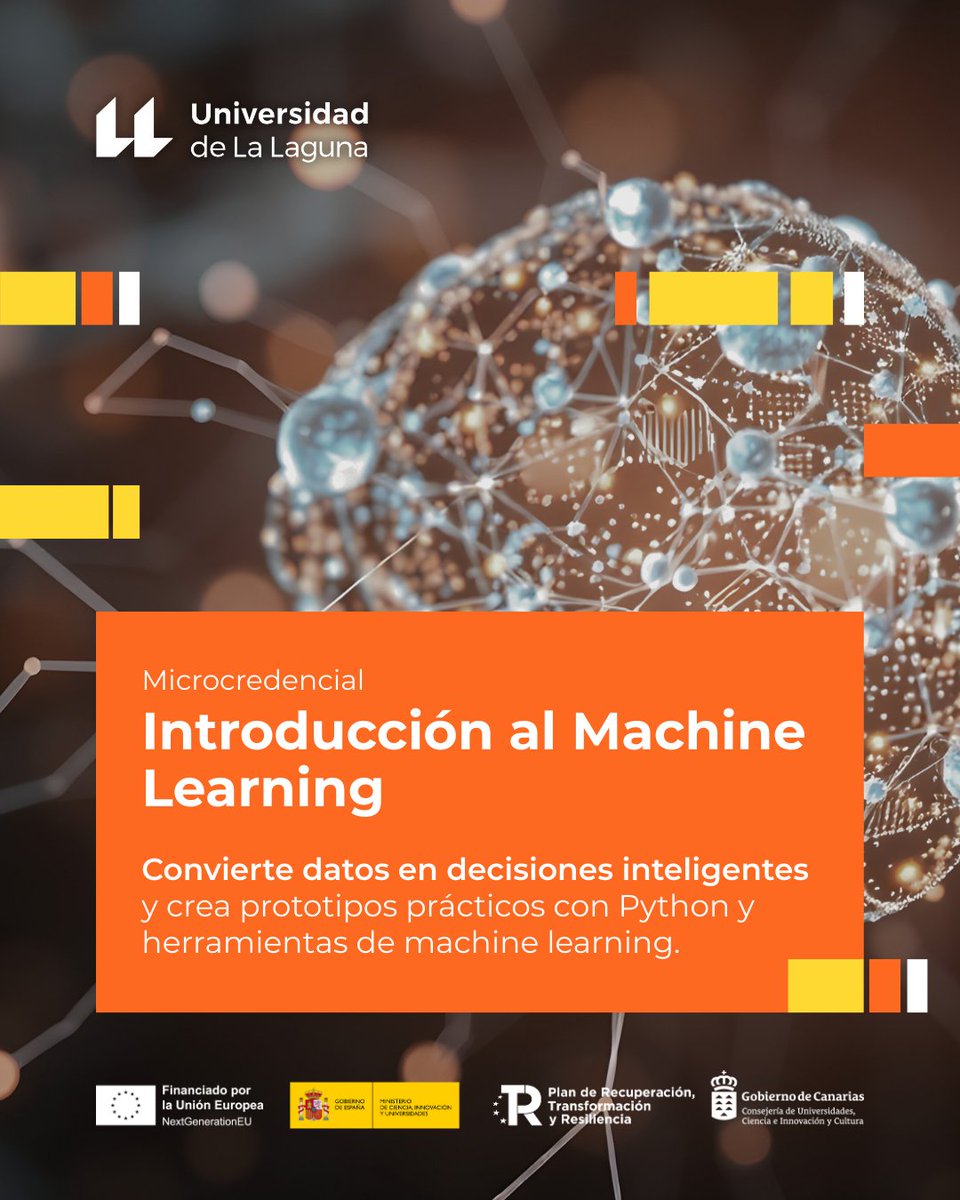 ULL's tweet photo. 🚀 La Universidad de La Laguna abre la inscripción de tres microcredenciales universitarias en áreas estratégicas:

▪️ Computación cuántica
▪️ Machine learning
▪️ Criptografía e información cuántica

📅 Inicio: 26 de diciembre
📝 Inscripción abierta 👉 https://t.co/I9eADfwnKO https://t.co/wqCn2nWApQ