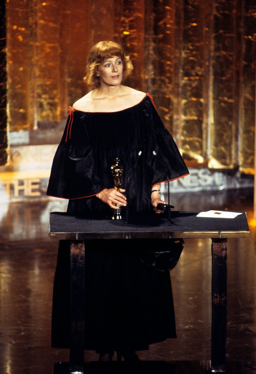 Realizing the academy award ceremony where Vanessa Redgrave won best supporting actress and denounced Zionism was the same year Star Wars was nominated for best picture. She knew the award ceremony was going to have a huge viewership that year and took advantage of it. Queen shit